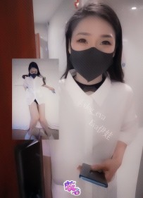 【EVA伊娃】-黒マスクをしたアジアンビューティがベ